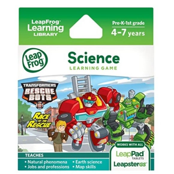 LeapFrog Transformers Rescue Bots Race to the Rescue Factory Sealed New - Picture 2 of 13